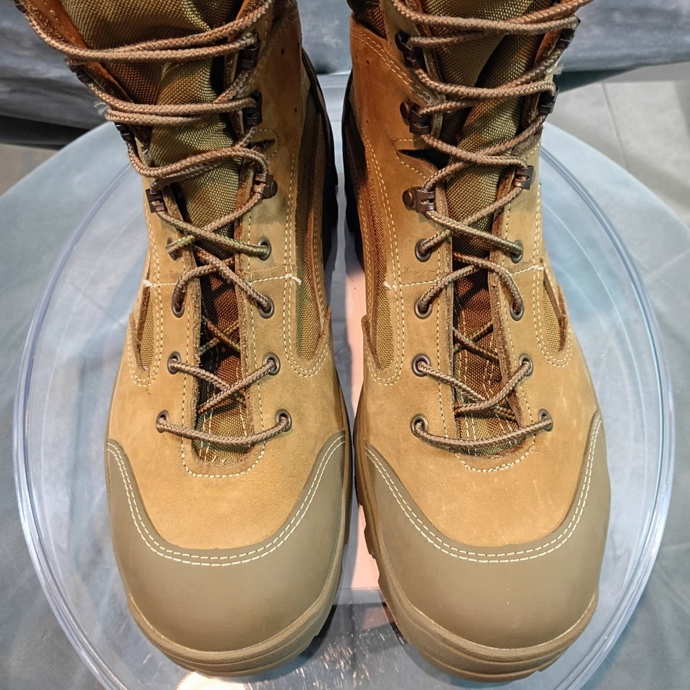 Bates Mens USMC Lightweight Tactical Boots Work Hiking Coyote Brown Vibram 10.5W